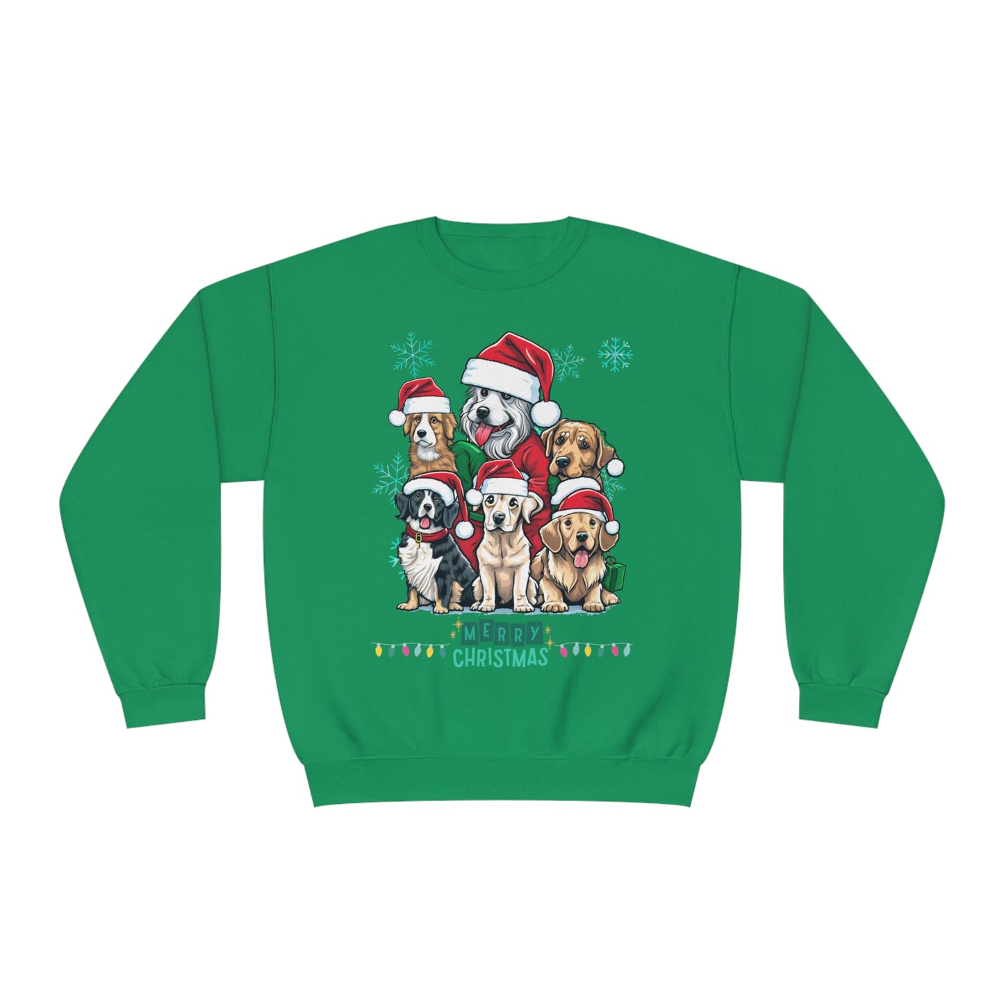 Merry Christmas Doggos NuBlend® Crewneck Sweatshirt