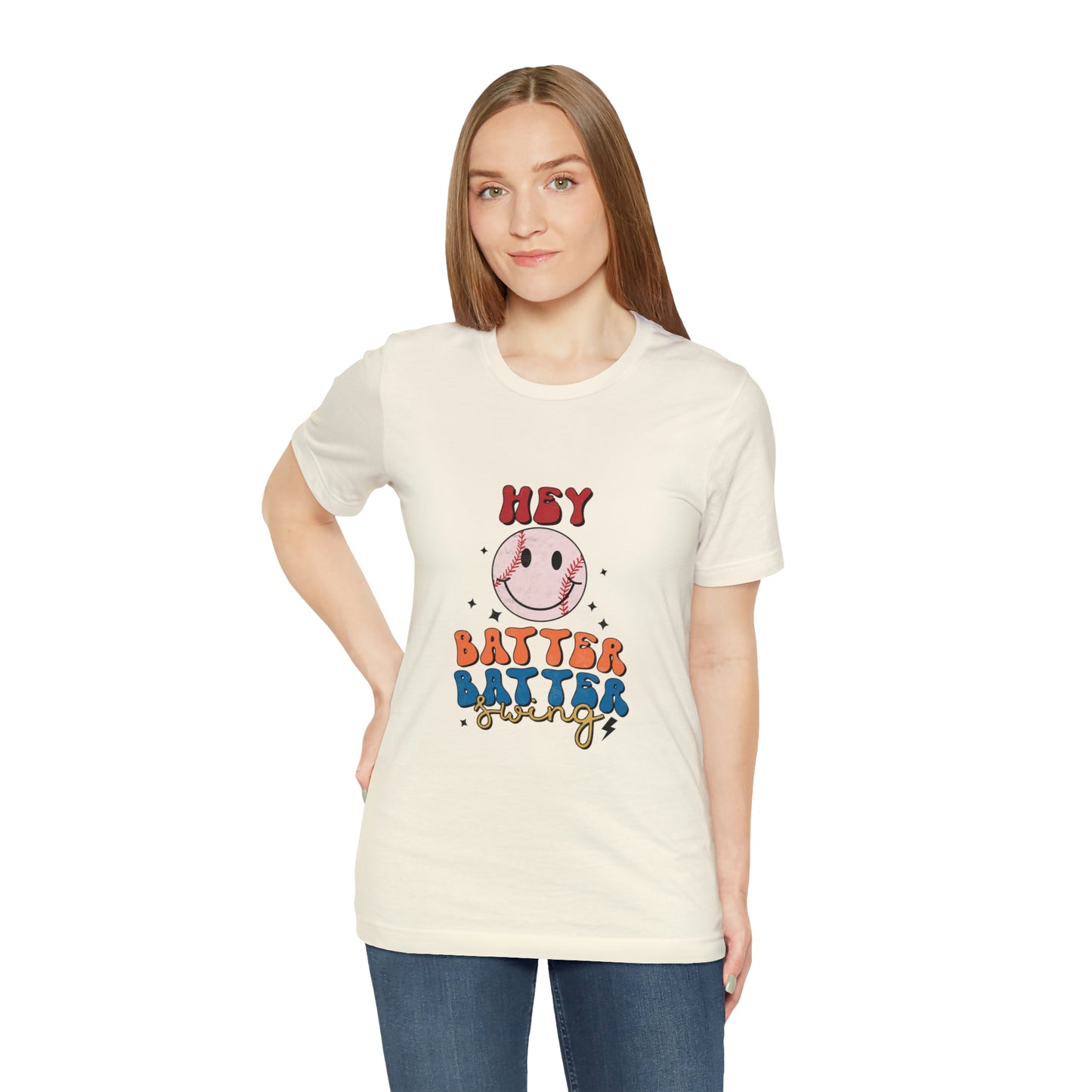 Hey Batter Batter Swing Short Sleeve Tee