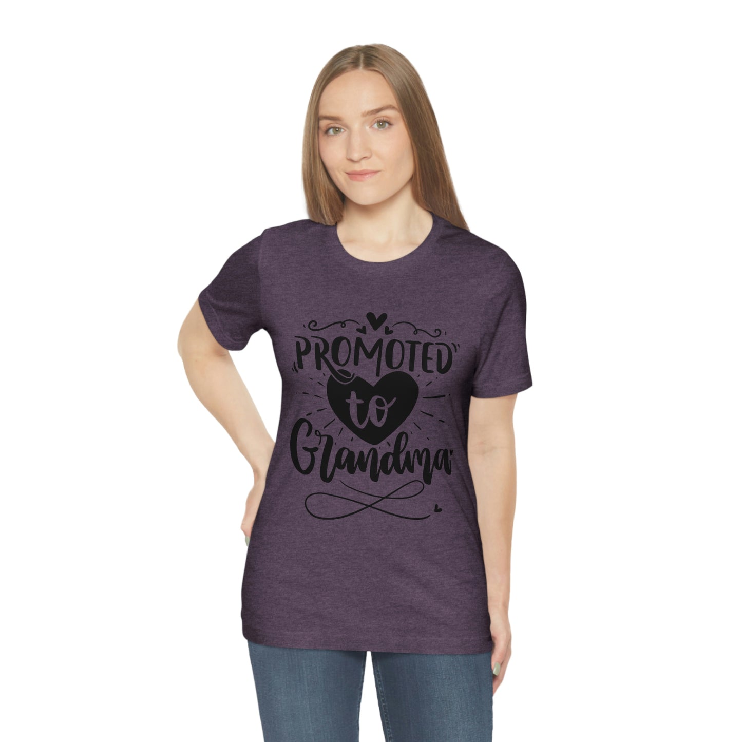 Promoted to Grandma Jersey Short Sleeve Tee