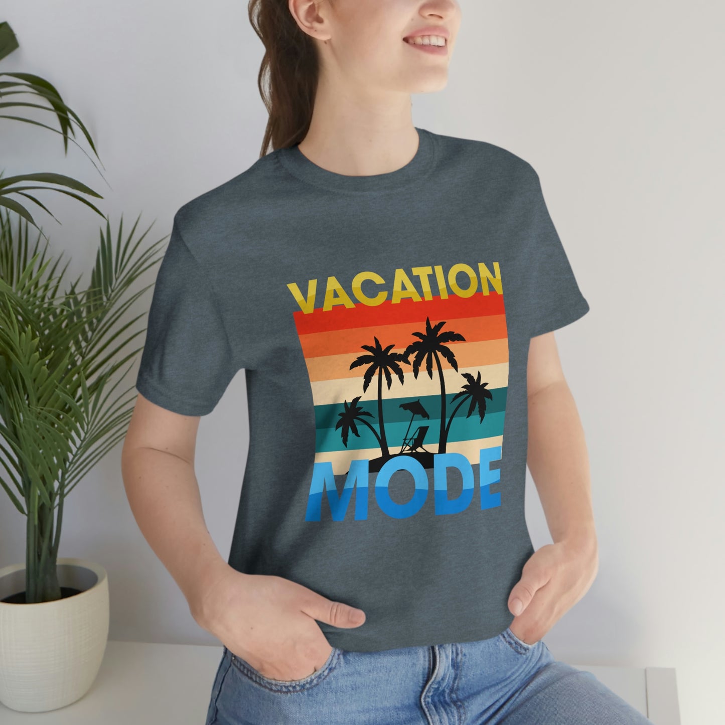 VACATION MODE Unisex Jersey Short Sleeve Tee