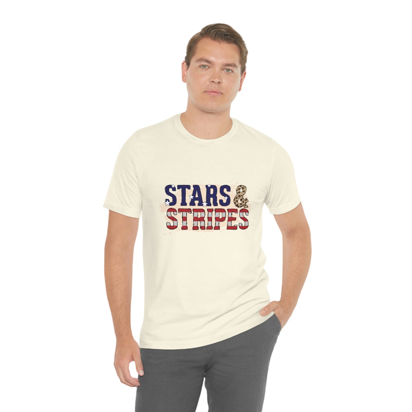 Stars and Stripes Unisex Jersey Short Sleeve Tee