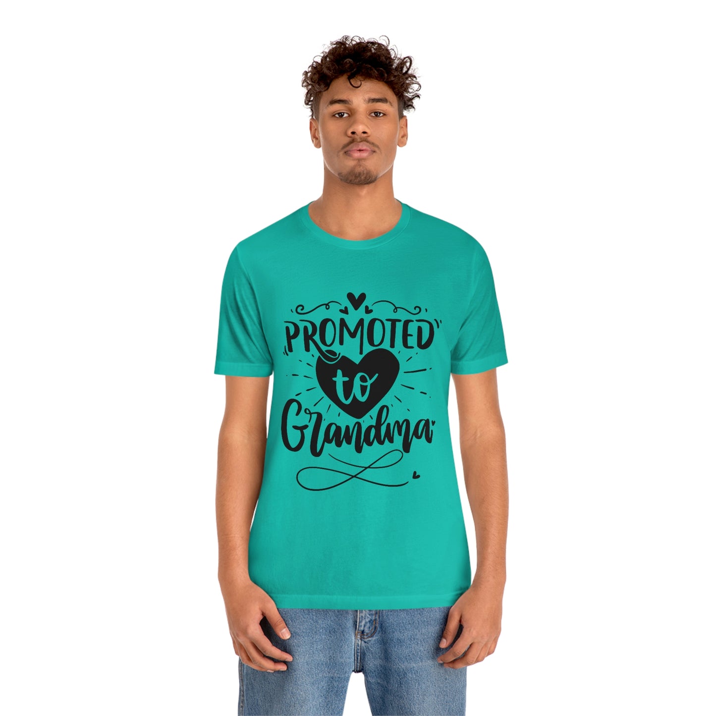 Promoted to Grandma Jersey Short Sleeve Tee