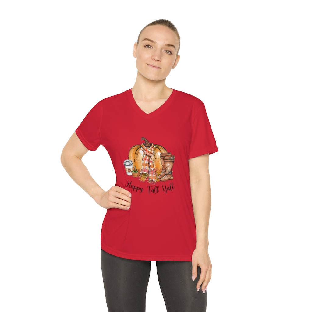 Ladies Happy Fall Active Tee