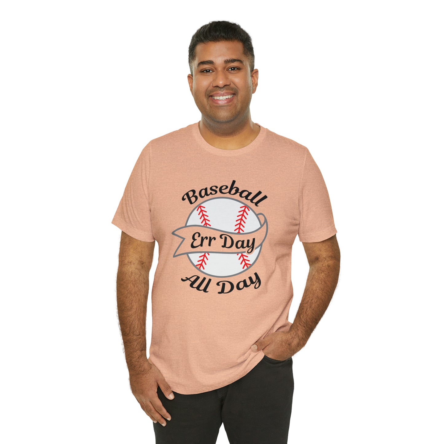 Baseball All Day Err Day Jersey Short Sleeve Tee