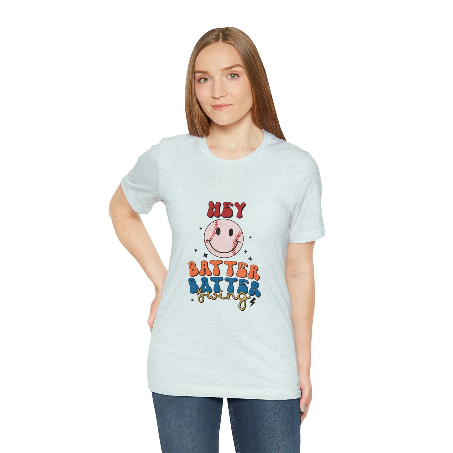 Hey Batter Batter Swing Short Sleeve Tee