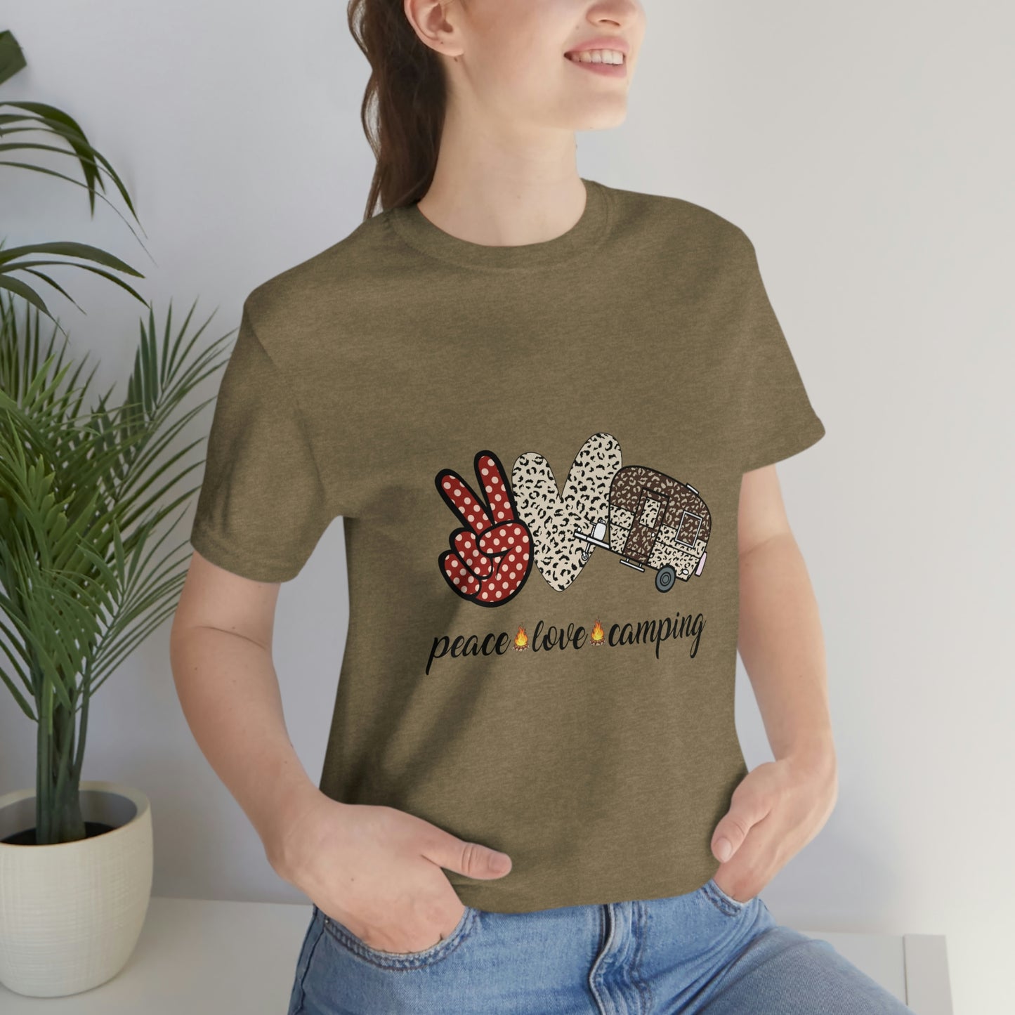 Peace Love Camping Short Sleeve Tee