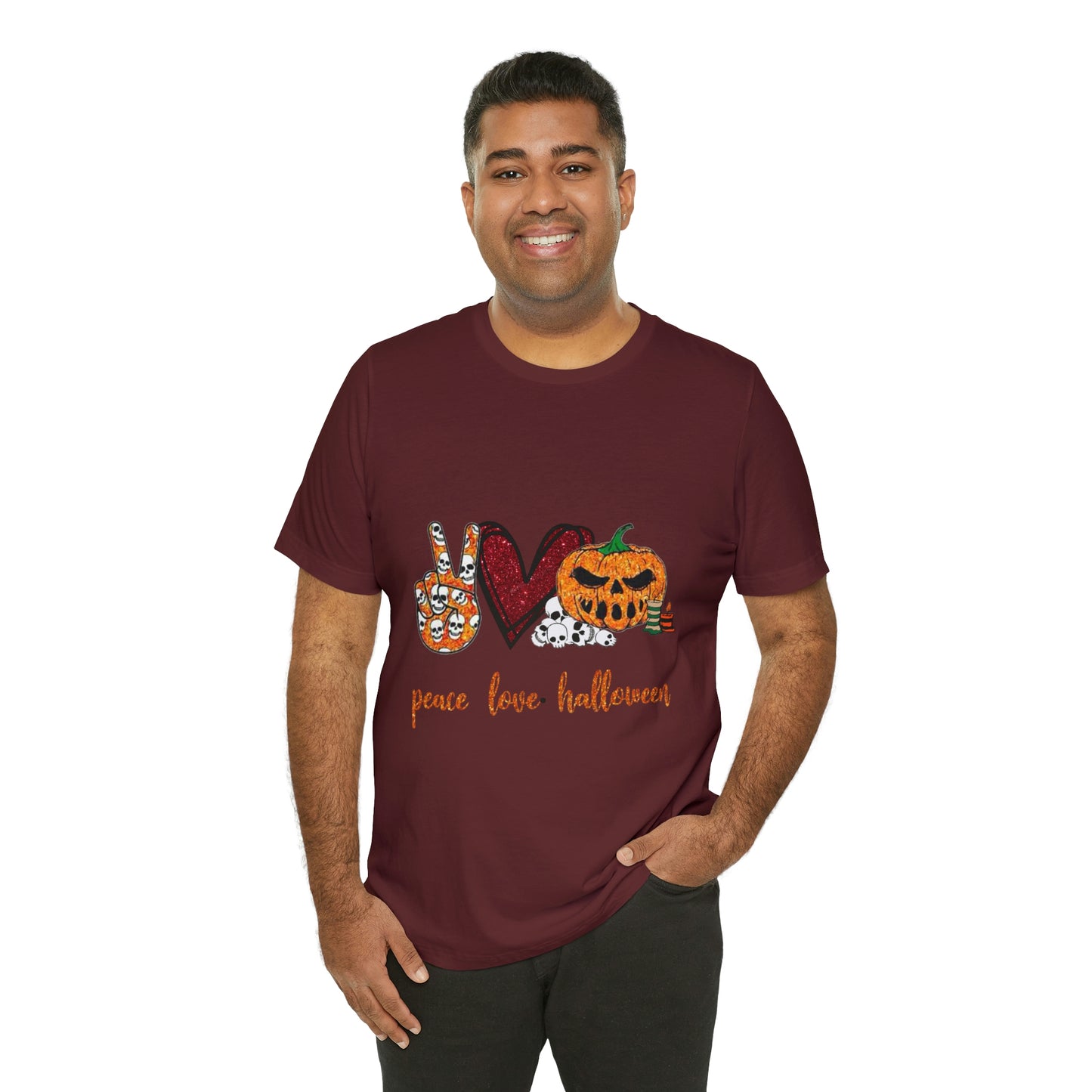 Peace, Love, & Halloween Unisex Shirt