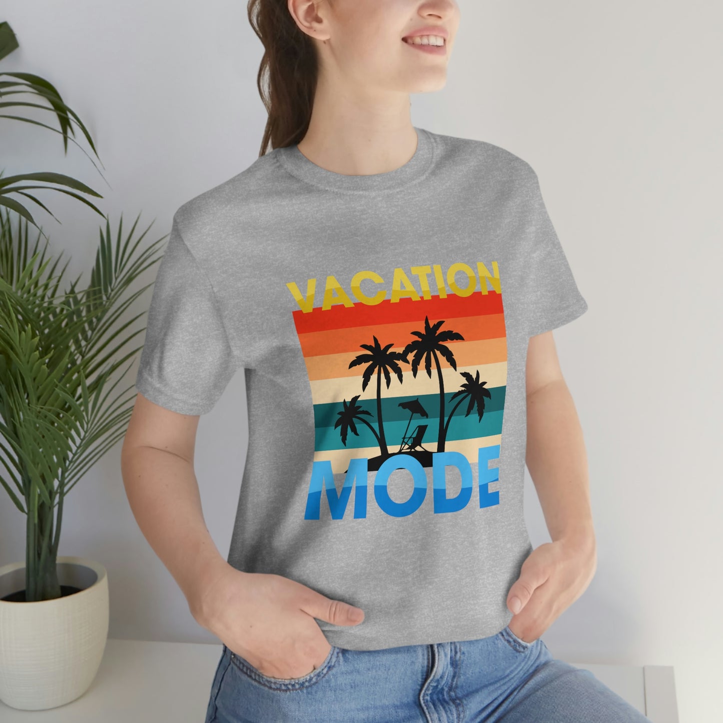 VACATION MODE Unisex Jersey Short Sleeve Tee