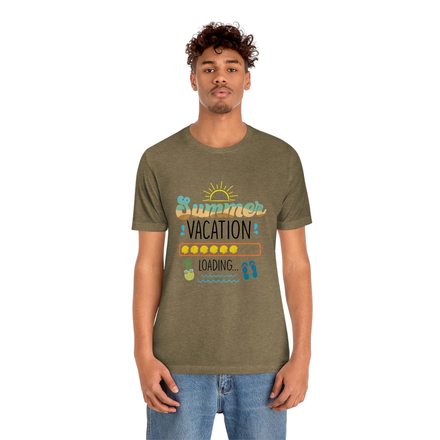 Summer Vacation Unisex Jersey Short Sleeve Tee