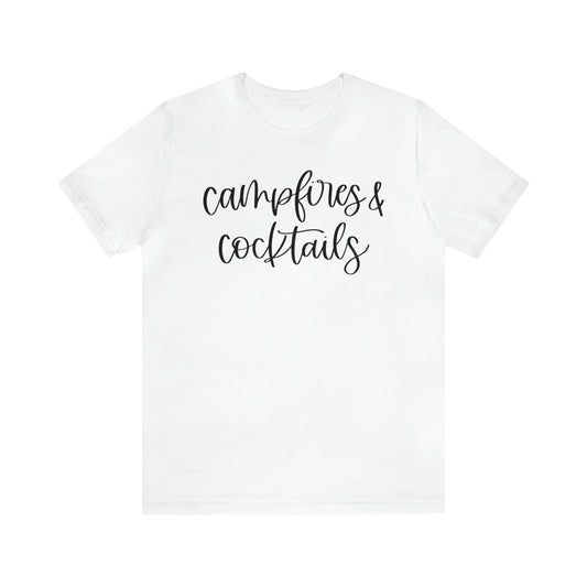 Campfire and Cocktails Short Sleeve Tee