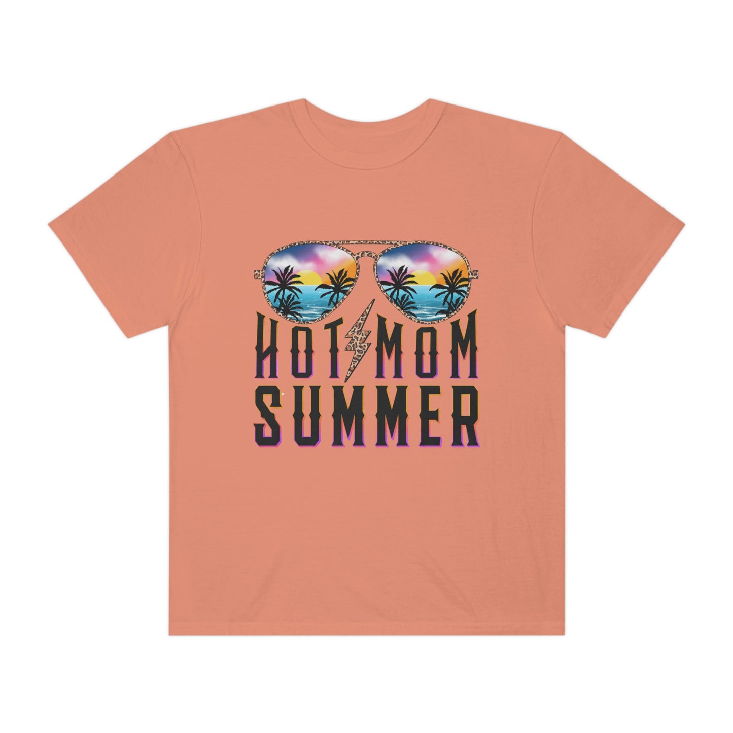 Hot Mom Summer Garment-Dyed T-shirt