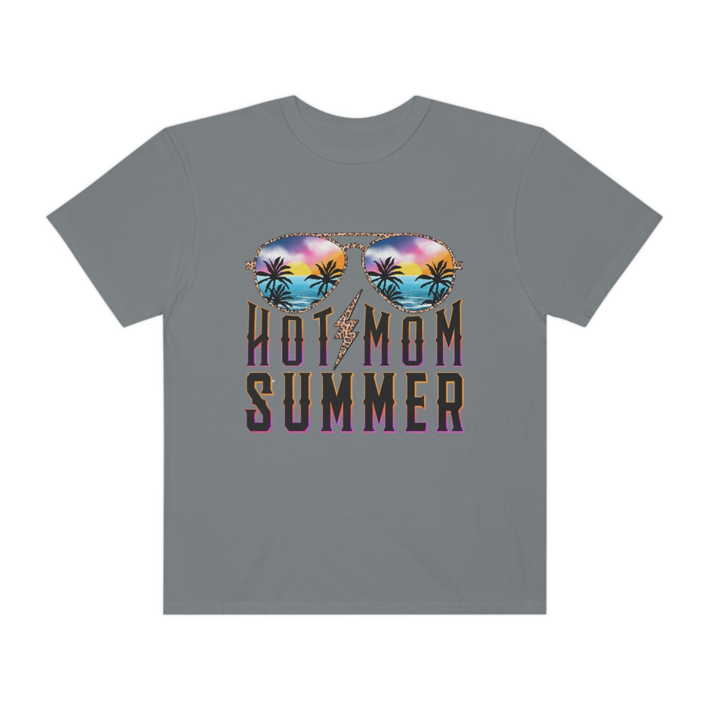 Hot Mom Summer Garment-Dyed T-shirt