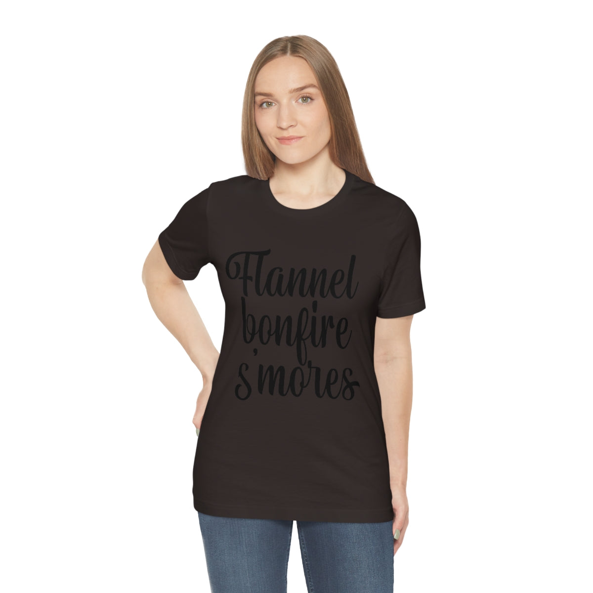 Flannel Bonfires S'mores Tee