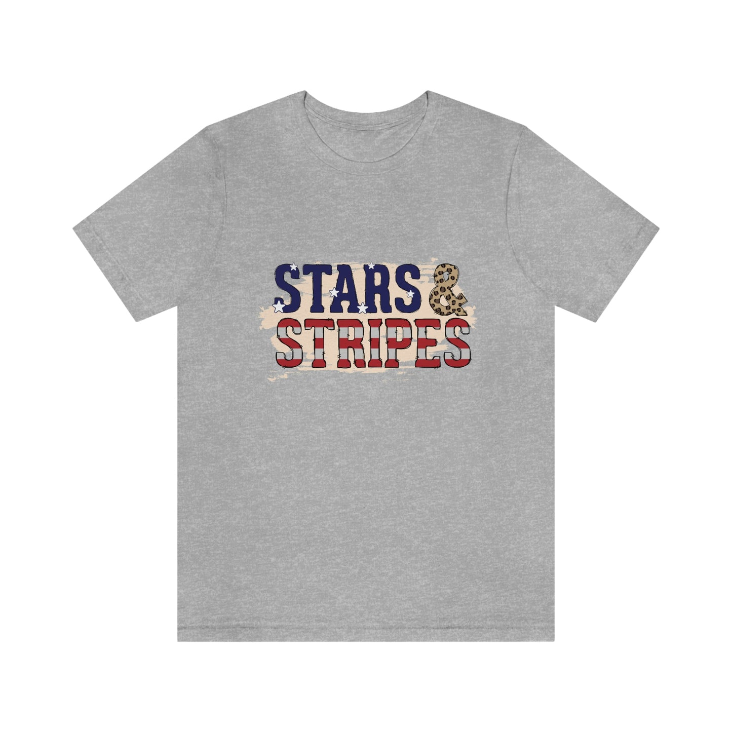 Stars and Stripes Unisex Jersey Short Sleeve Tee