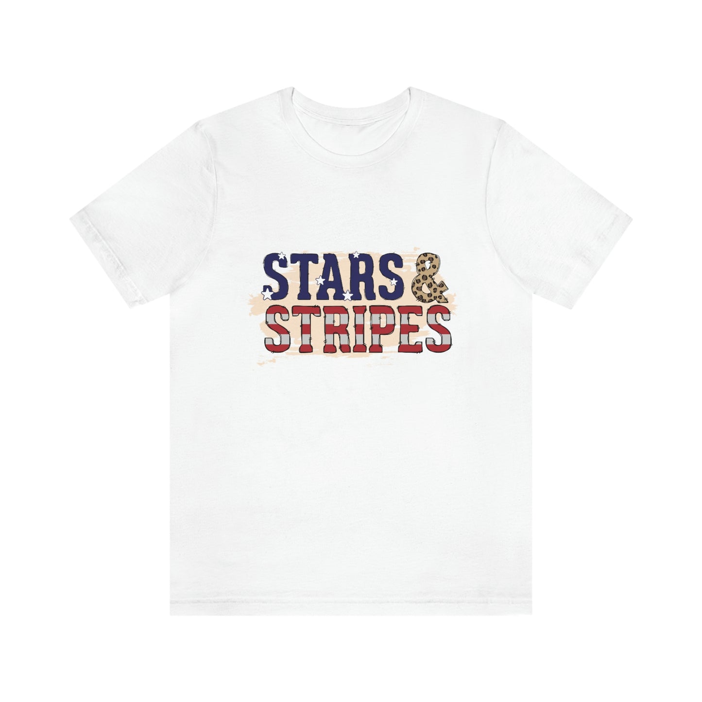 Stars and Stripes Unisex Jersey Short Sleeve Tee