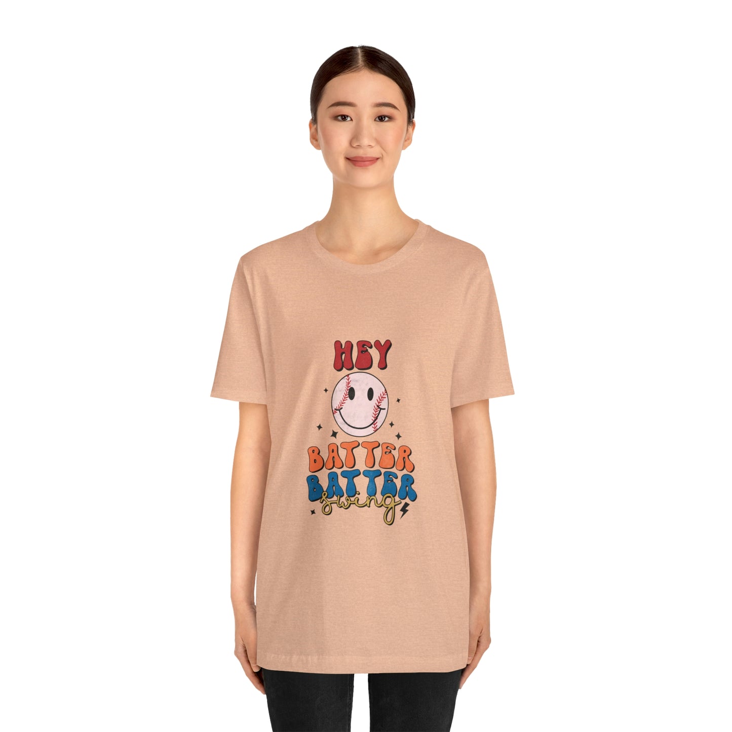 Hey Batter Batter Swing Short Sleeve Tee