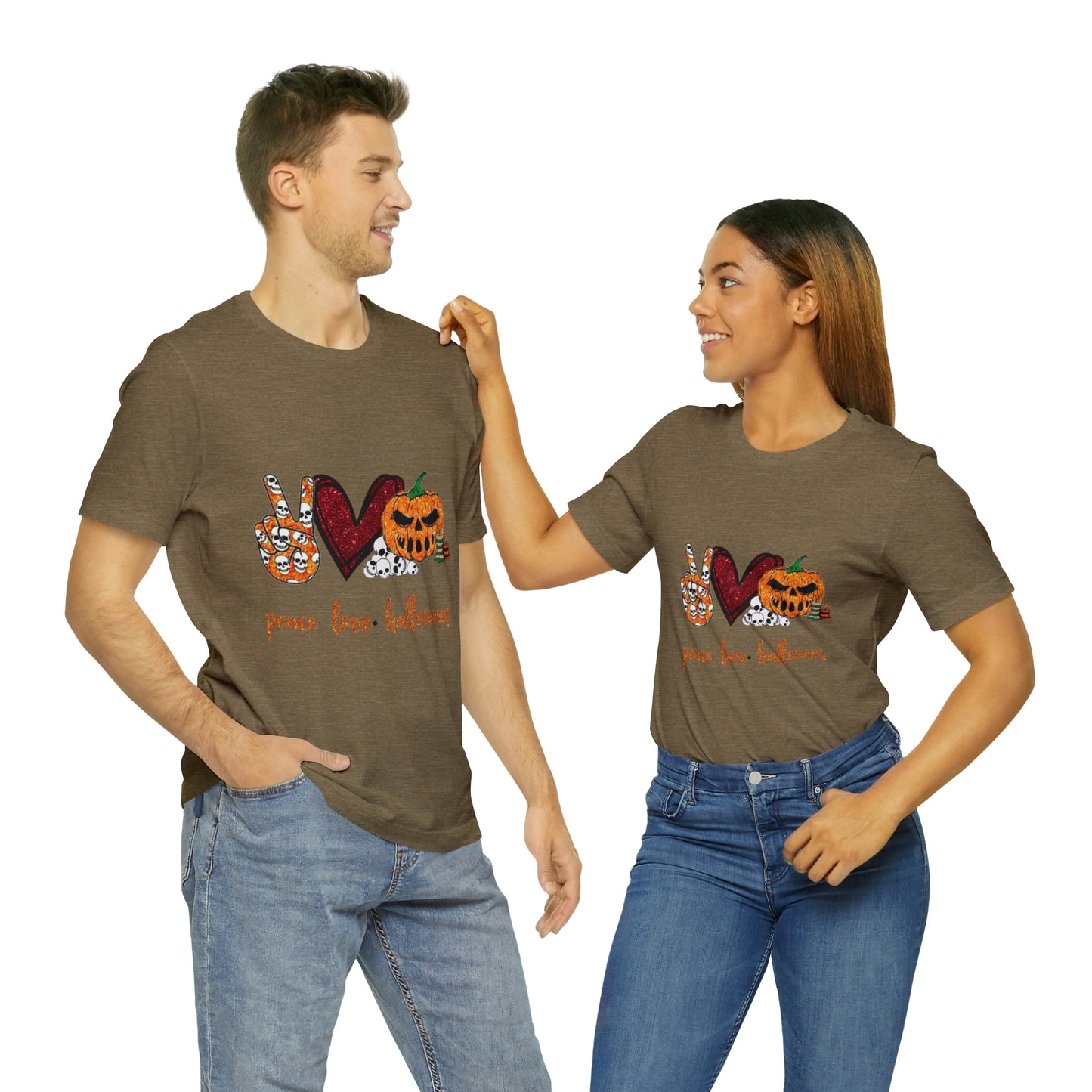 Peace, Love, & Halloween Unisex Shirt