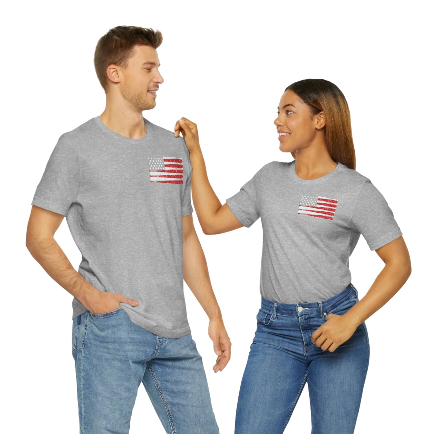 Baseball Flag Short Sleeve Tee