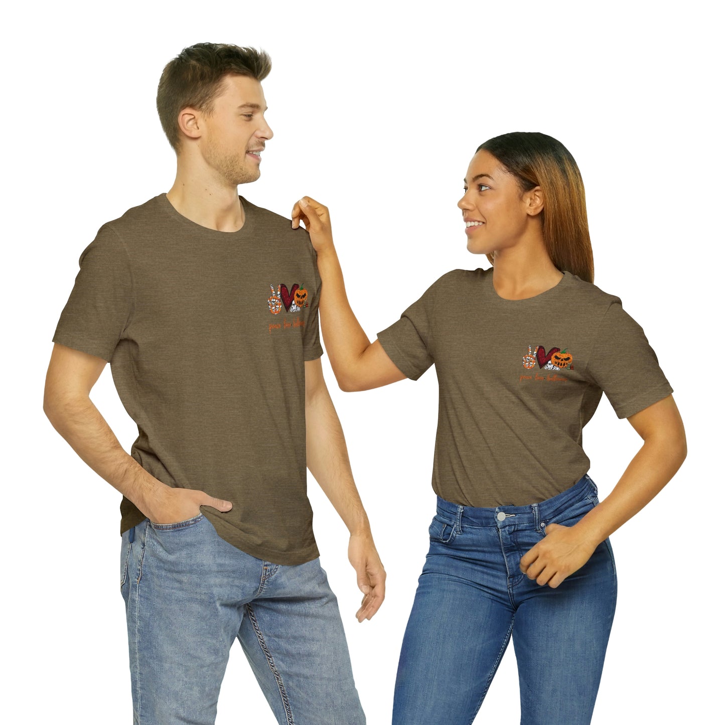 Peace.Love.Halloween Unisex Tee