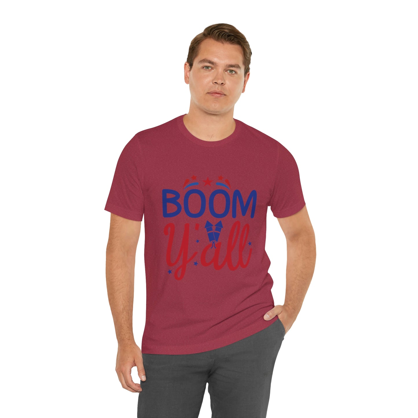 Unisex Sunshine Lasso Boom Yall Jersey Short Sleeve Tee