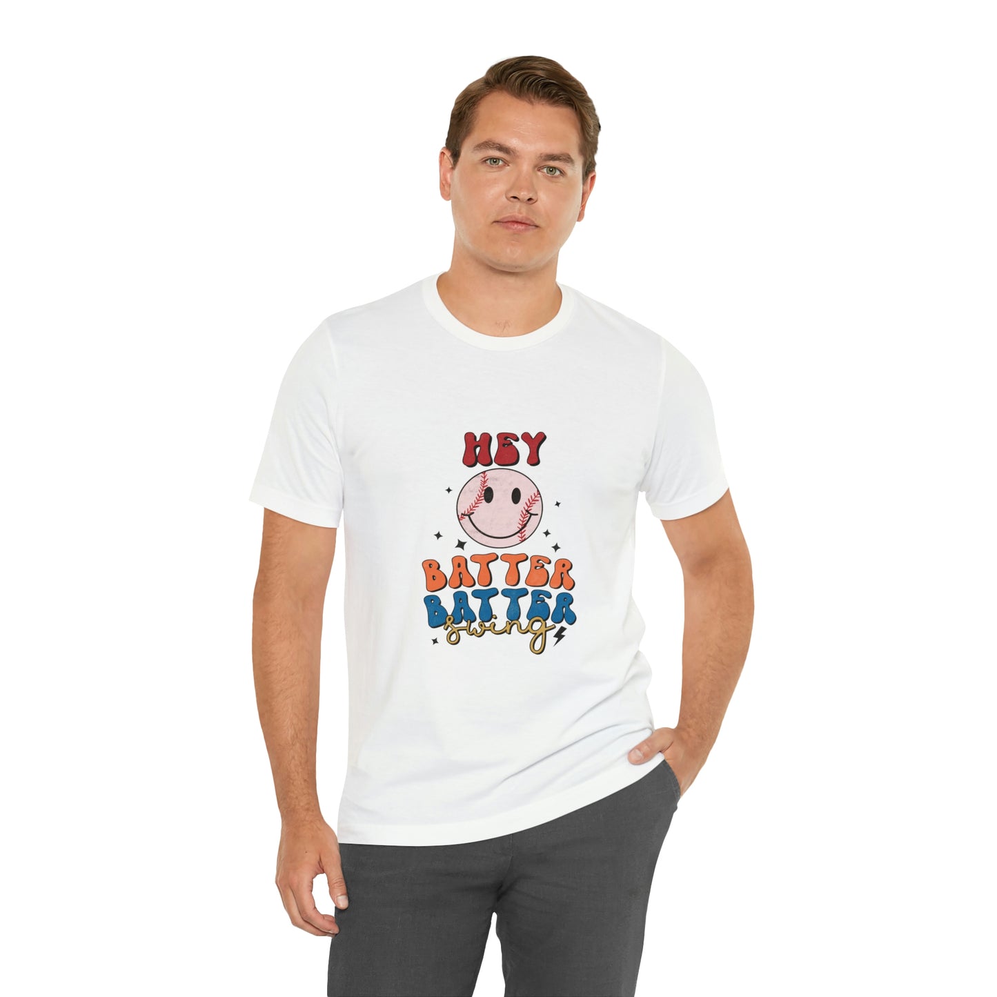 Hey Batter Batter Swing Short Sleeve Tee