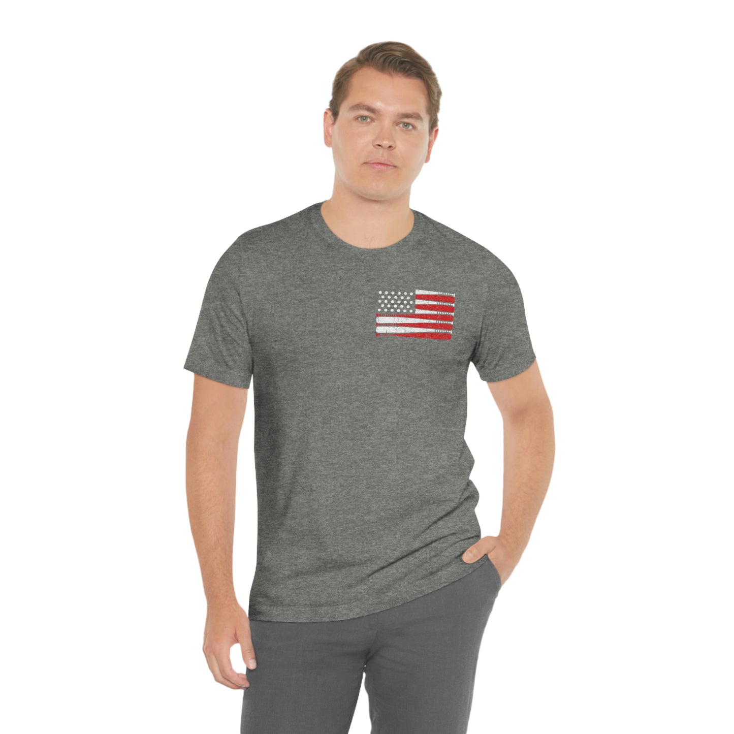 Baseball Flag Short Sleeve Tee