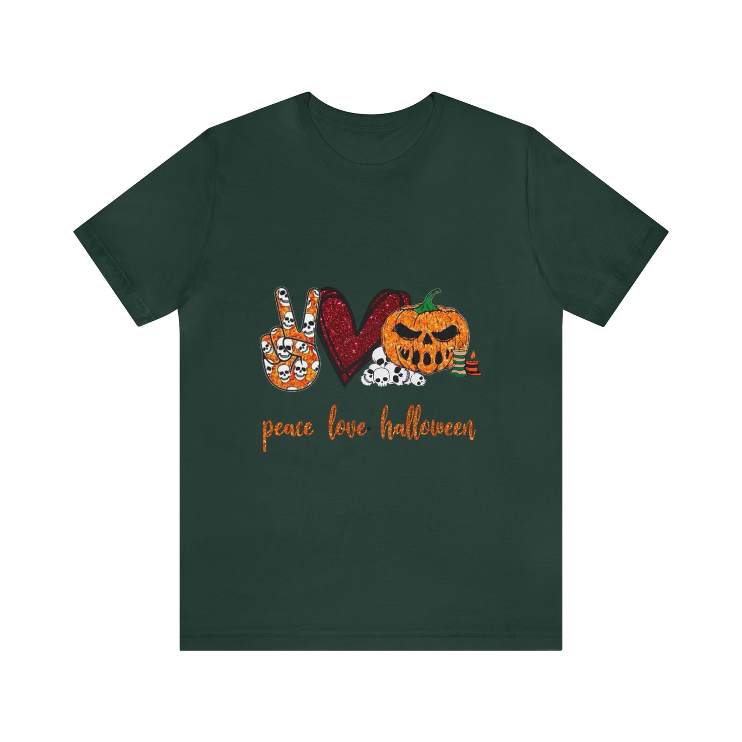 Peace, Love, & Halloween Unisex Shirt