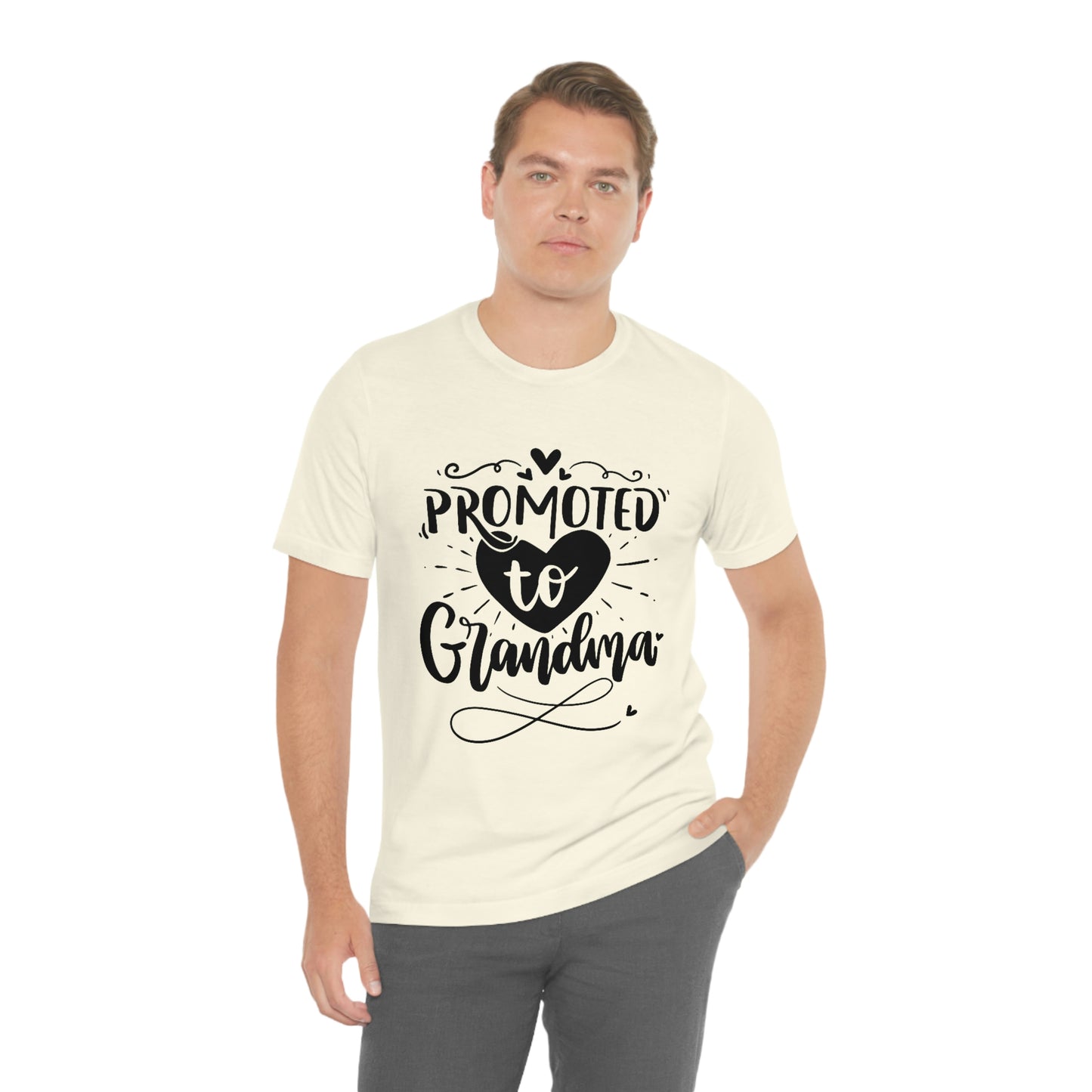 Promoted to Grandma Jersey Short Sleeve Tee