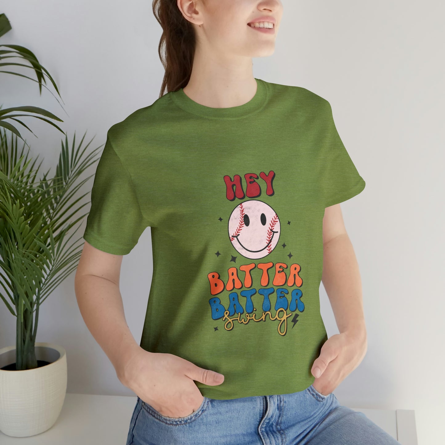 Hey Batter Batter Swing Short Sleeve Tee