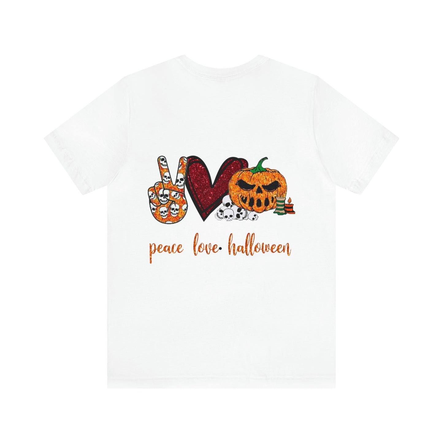 Peace.Love.Halloween Unisex Tee