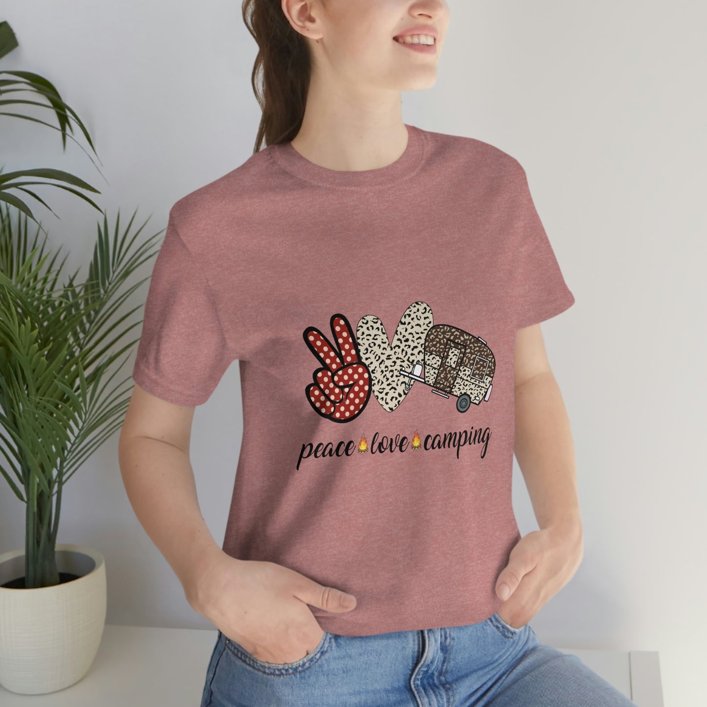 Peace Love Camping Short Sleeve Tee