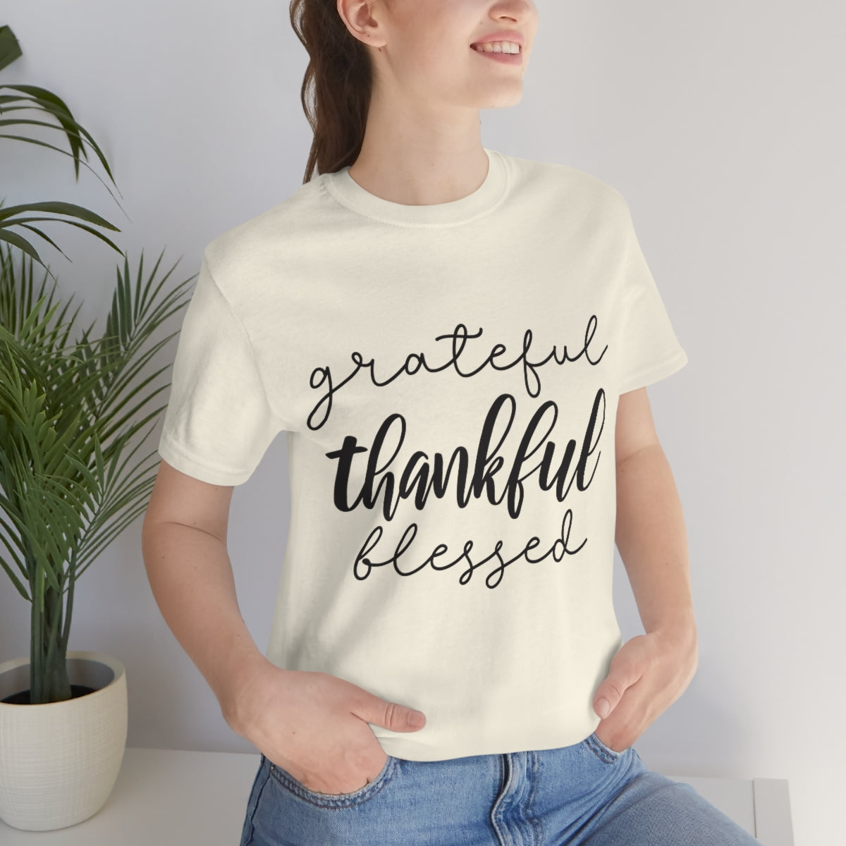 Grateful Thankful Blessed Tee