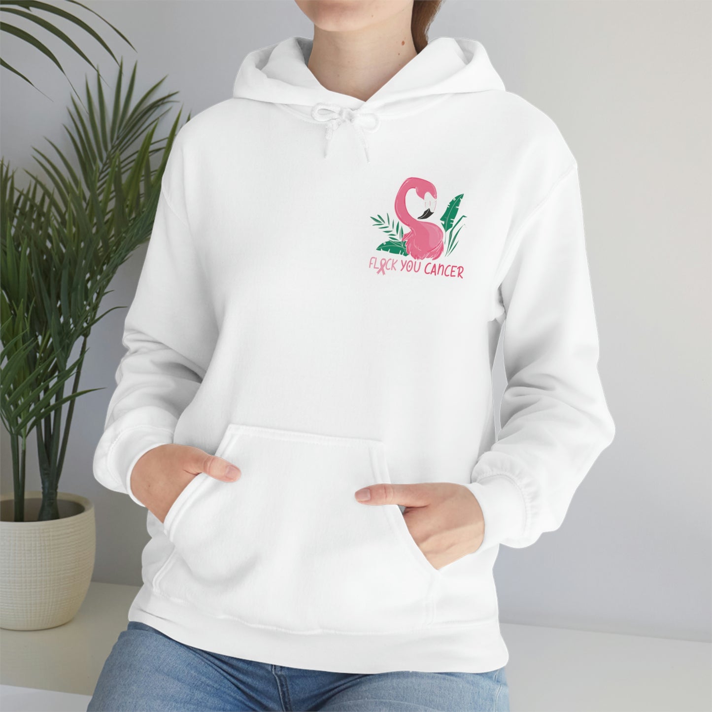 Flock You Cancer Unisex Heavy Blend™ Hooded Sweatshirt