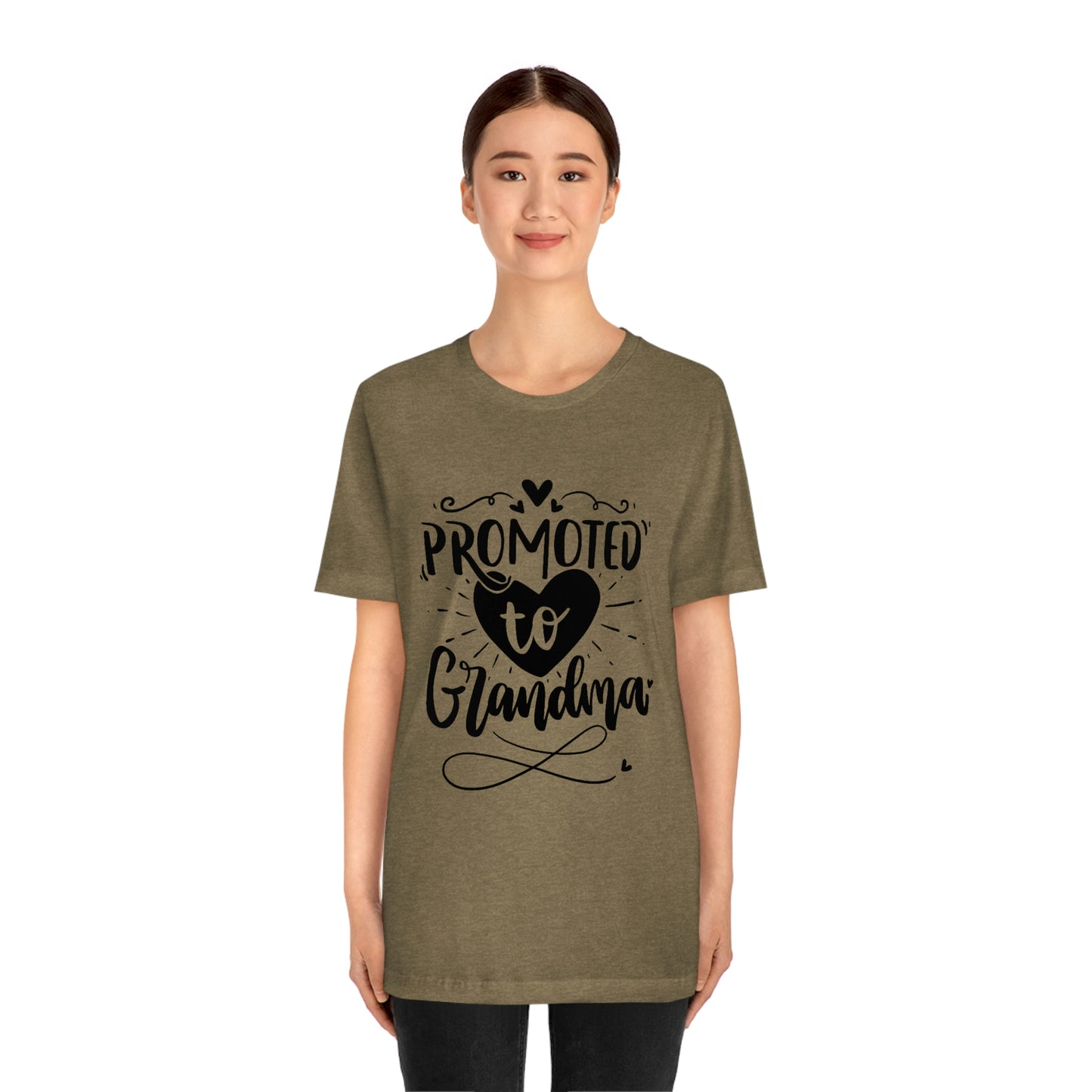 Promoted to Grandma Jersey Short Sleeve Tee