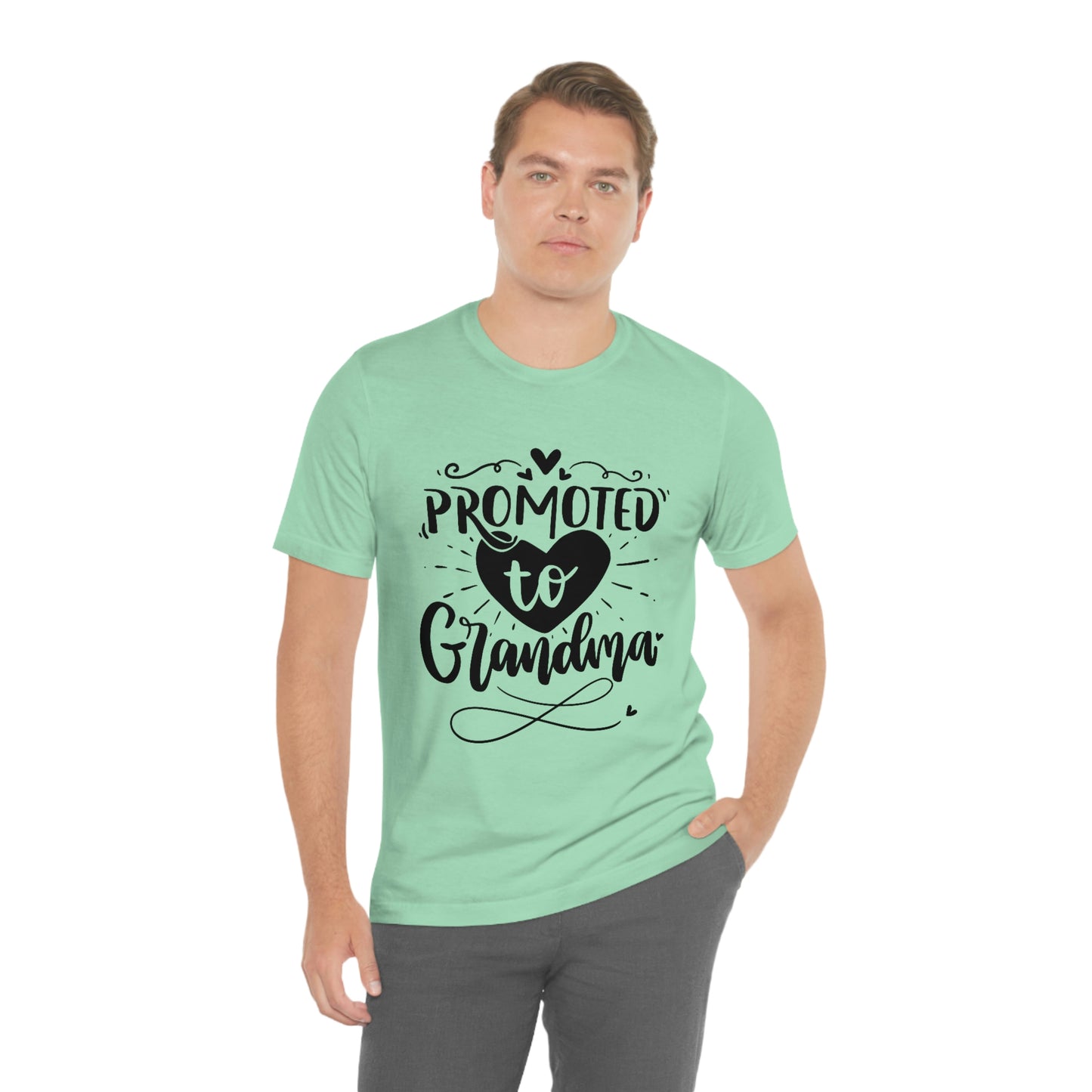 Promoted to Grandma Jersey Short Sleeve Tee