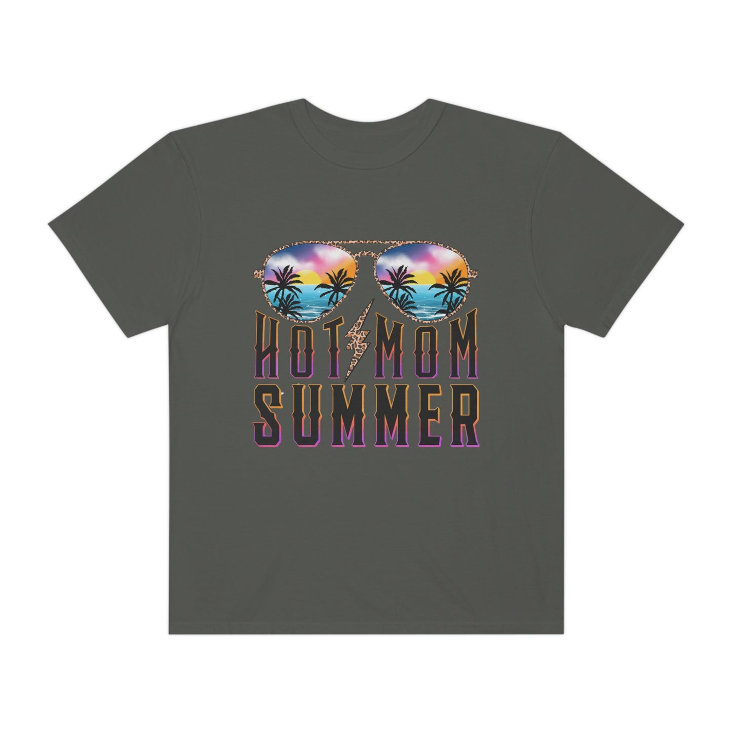 Hot Mom Summer Garment-Dyed T-shirt