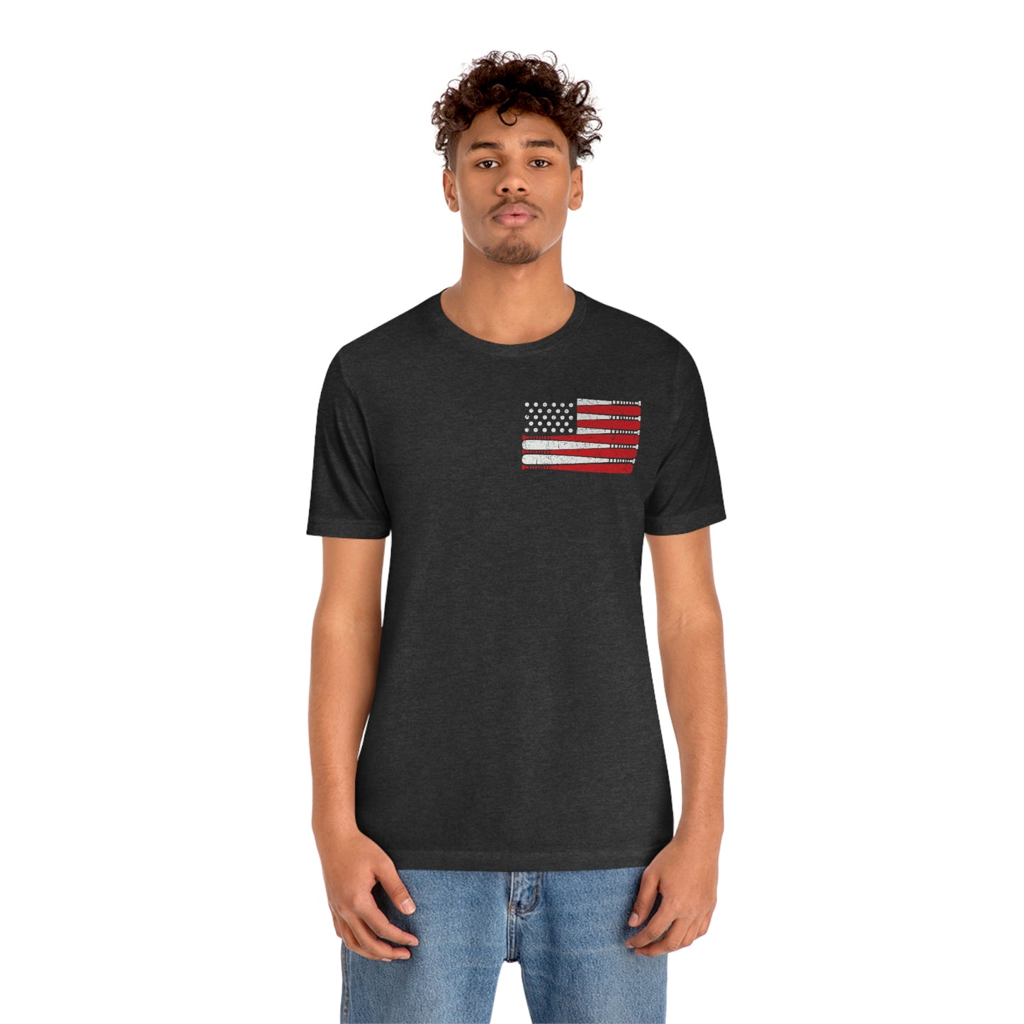 Baseball Flag Short Sleeve Tee