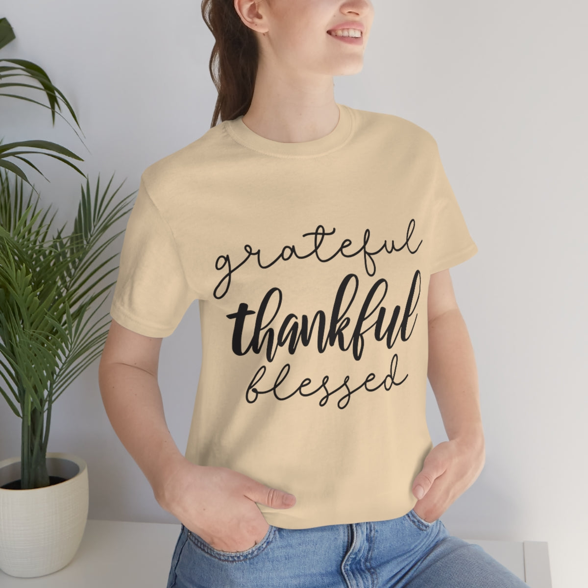 Grateful Thankful Blessed Tee