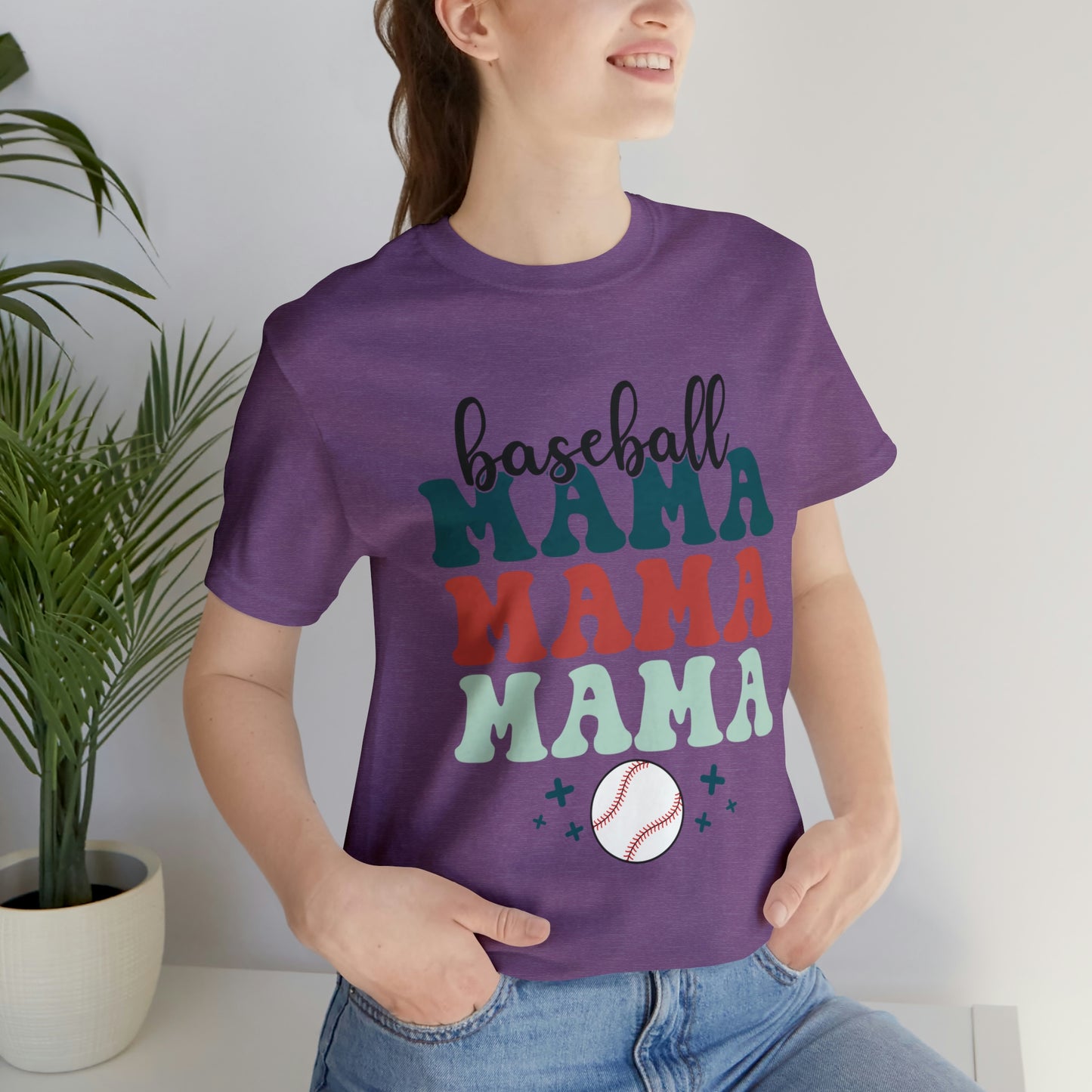 Baseball Mama Short Sleeve Tee