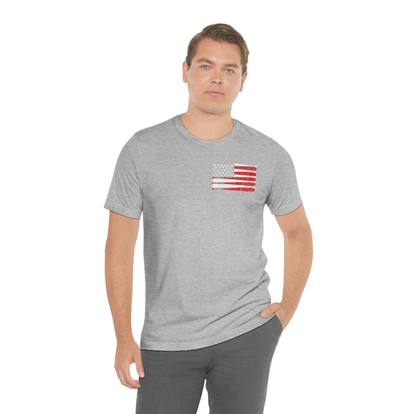 Baseball Flag Short Sleeve Tee