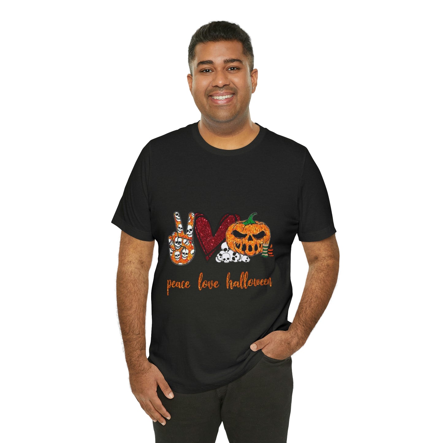 Peace, Love, & Halloween Unisex Shirt