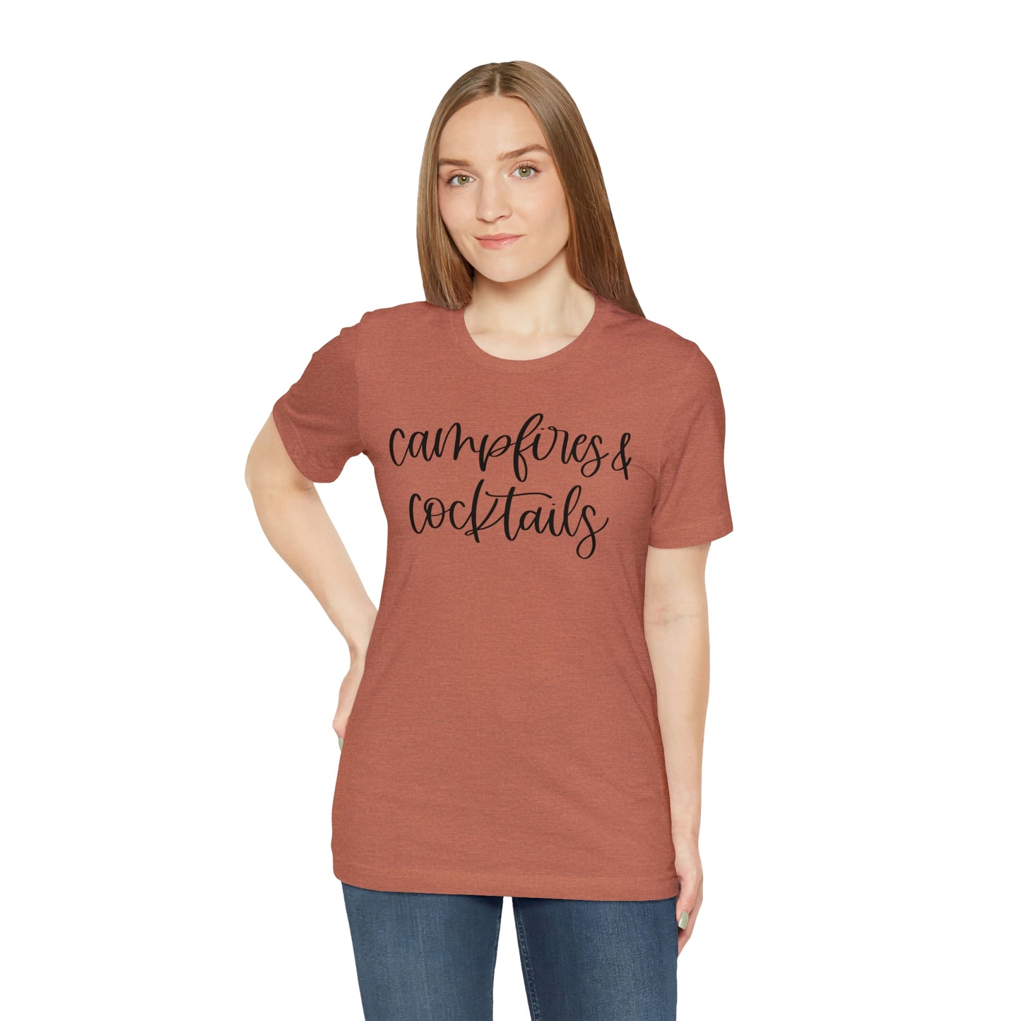 Campfire and Cocktails Short Sleeve Tee