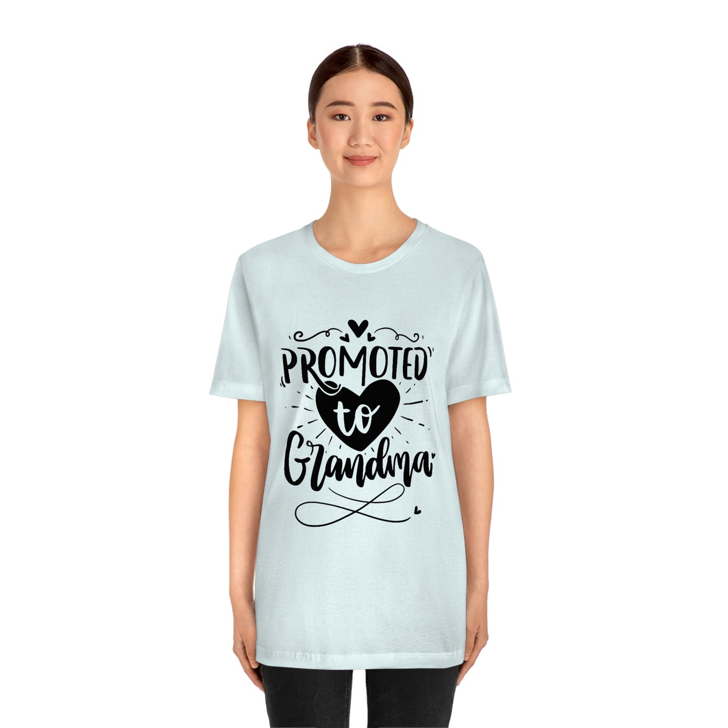 Promoted to Grandma Jersey Short Sleeve Tee