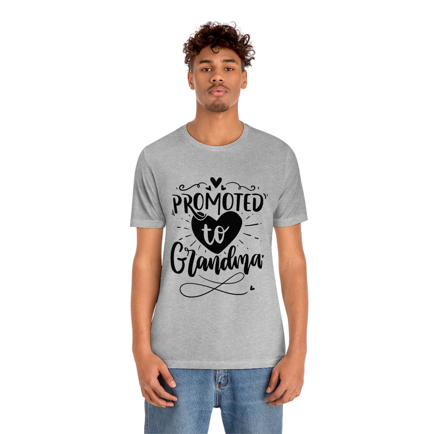 Promoted to Grandma Jersey Short Sleeve Tee