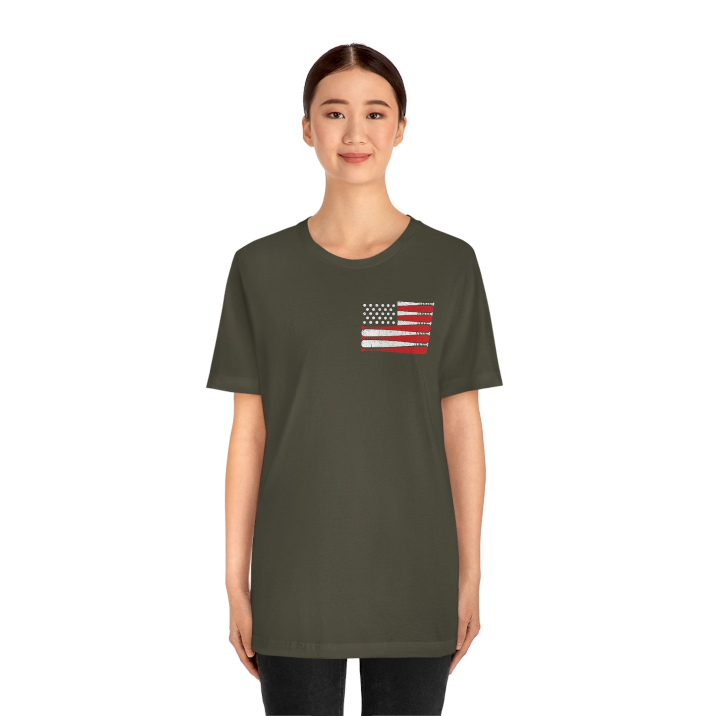 Baseball Flag Short Sleeve Tee