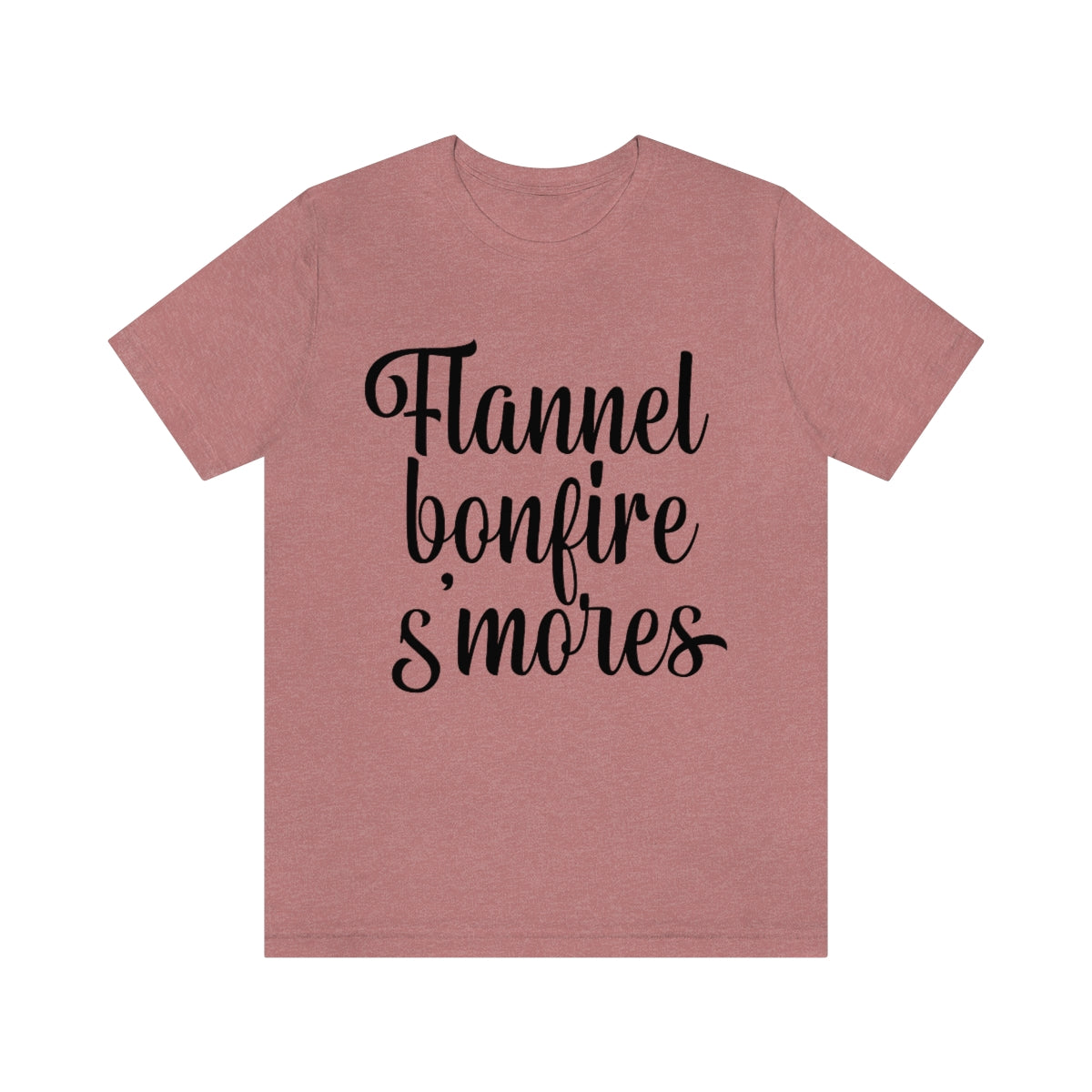 Flannel Bonfires S'mores Tee