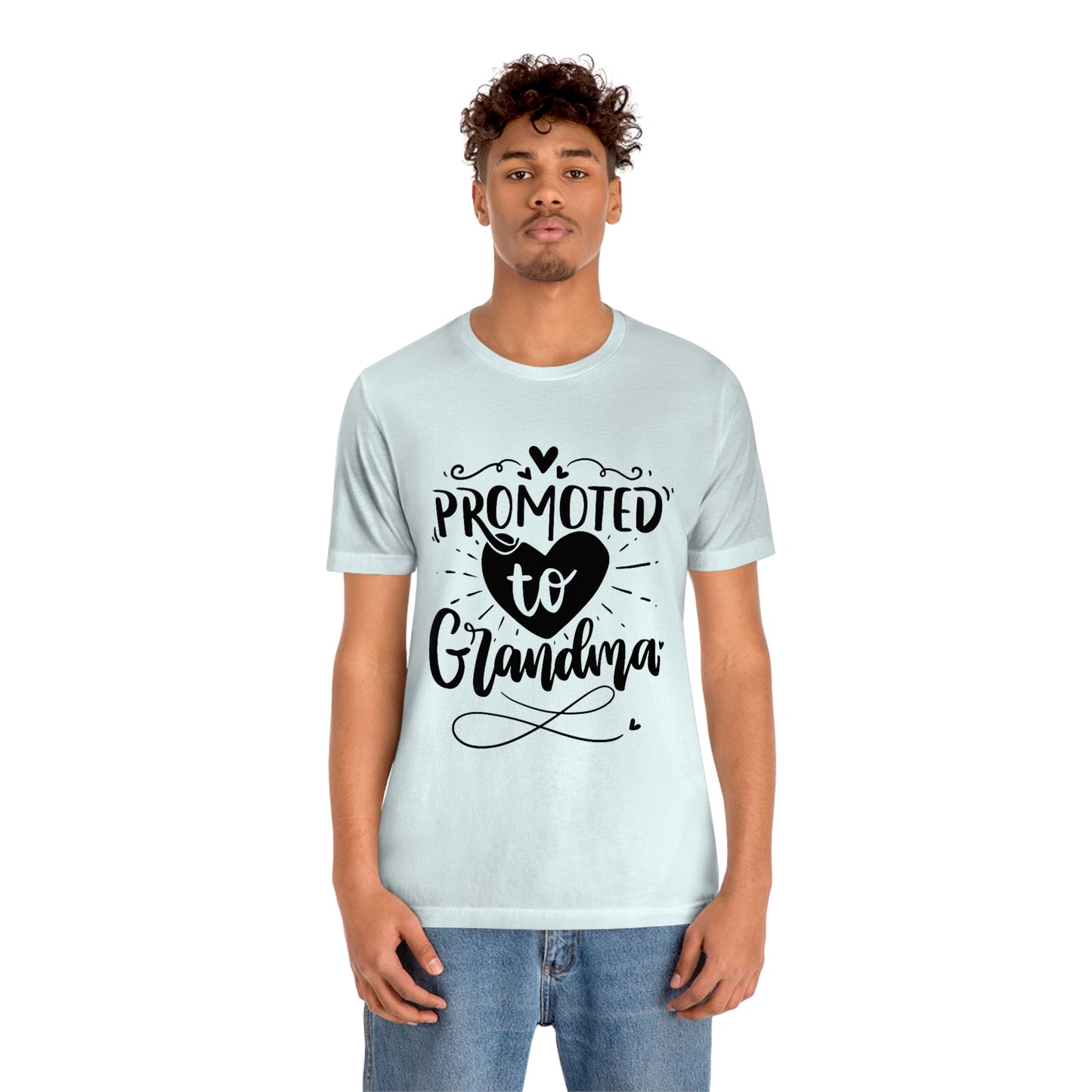 Promoted to Grandma Jersey Short Sleeve Tee