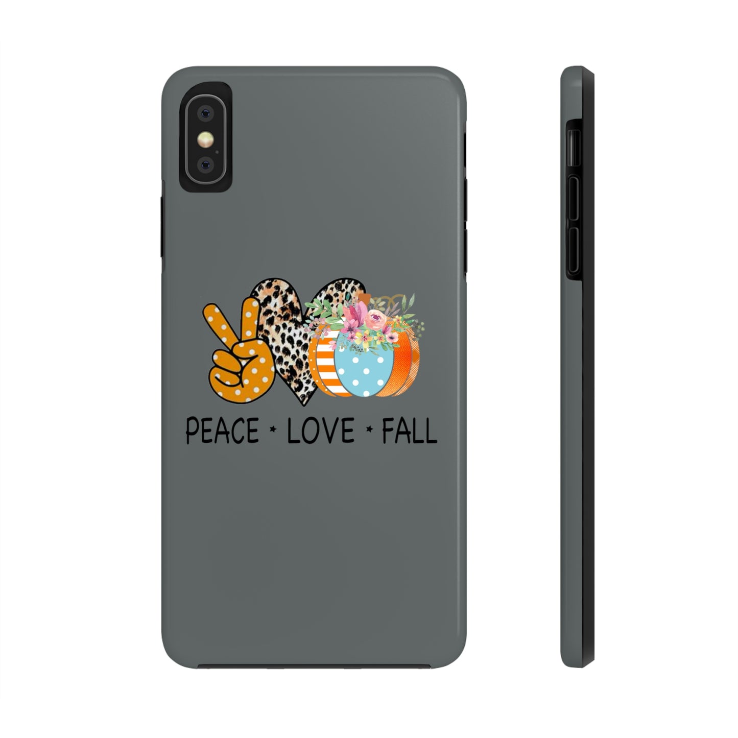 Peace.Love.Fall Tough Phone Cases by Case-Mate