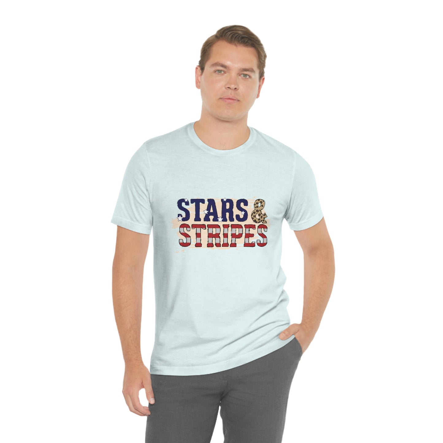 Stars and Stripes Unisex Jersey Short Sleeve Tee