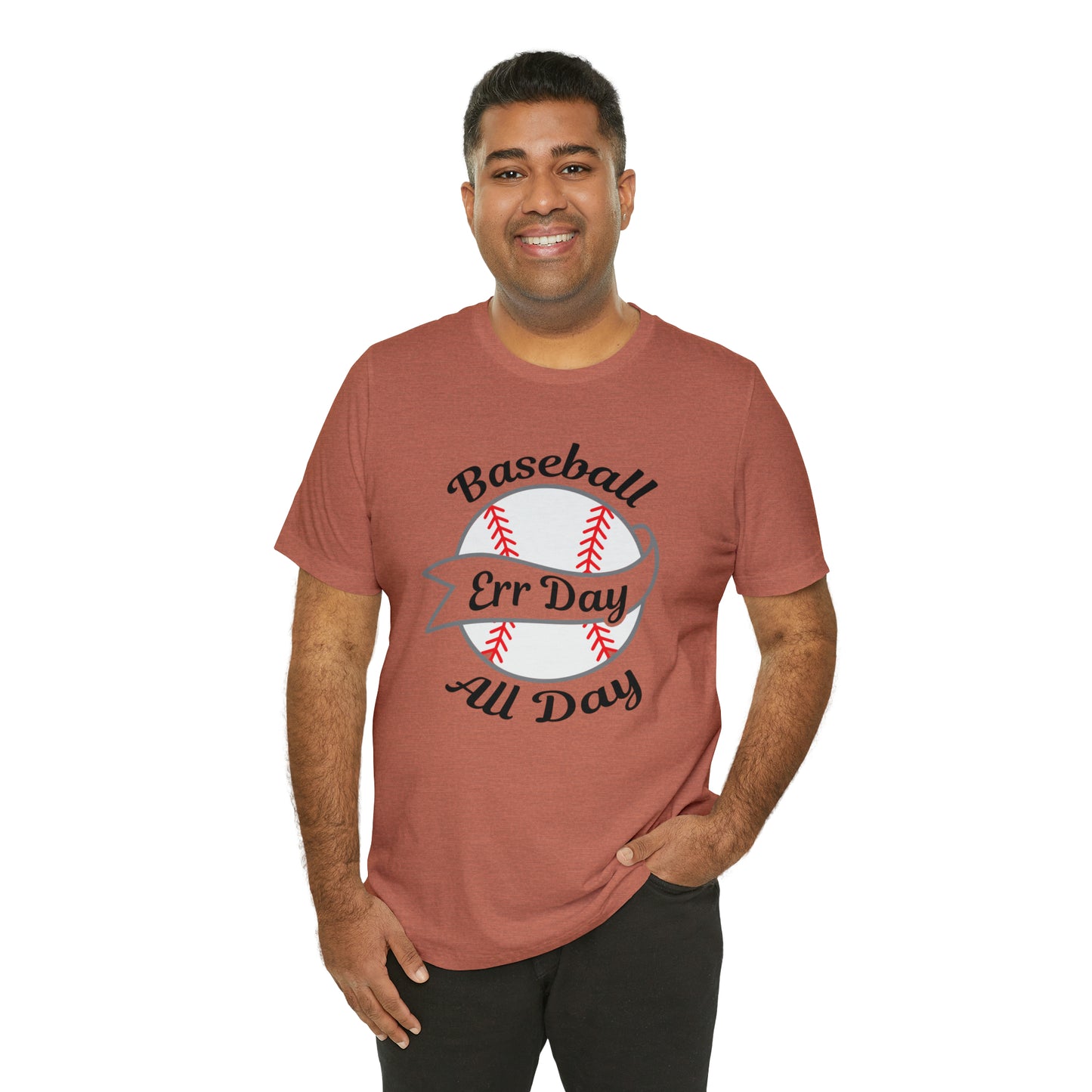 Baseball All Day Err Day Jersey Short Sleeve Tee